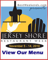 Jersey Shore Restaurant Week Menu for Frankies